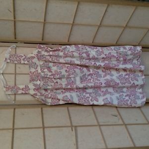 Dreams Co. yellow and pink dress size L